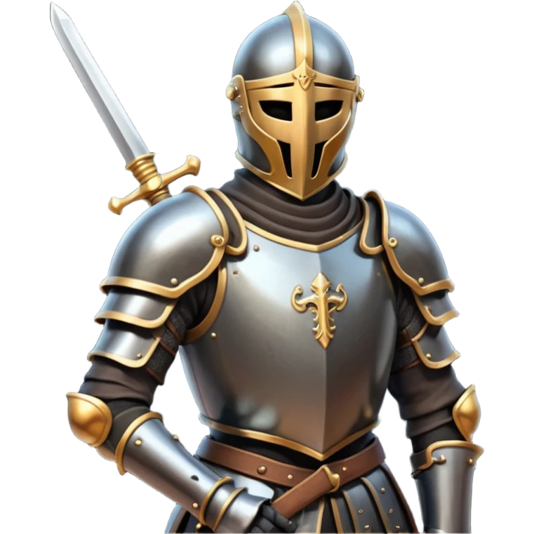 Headless Knight with Sword close up emoji