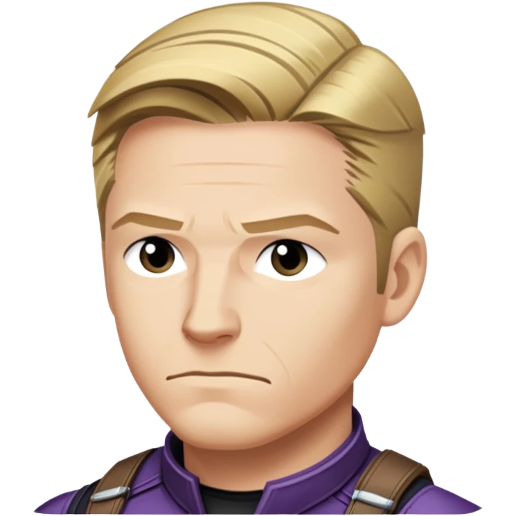 clint barton portrait marvel from captain america: civil war emoji