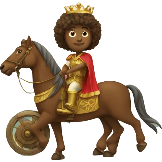 king travelling emoji