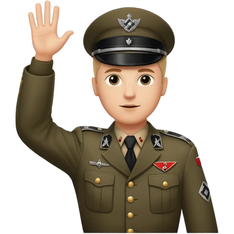 Nazi salut Hitler emoji