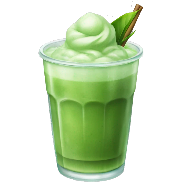 Iced matcha  emoji