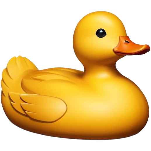 Wooden decoy duck, realistic  emoji
