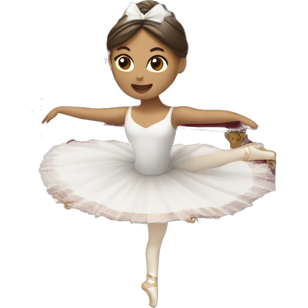 burgundy music box with white ballerina standing back emoji