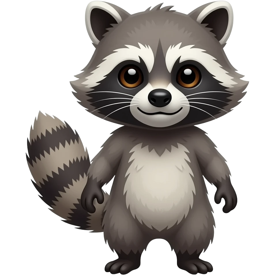 Evil Chaos racoon emoji