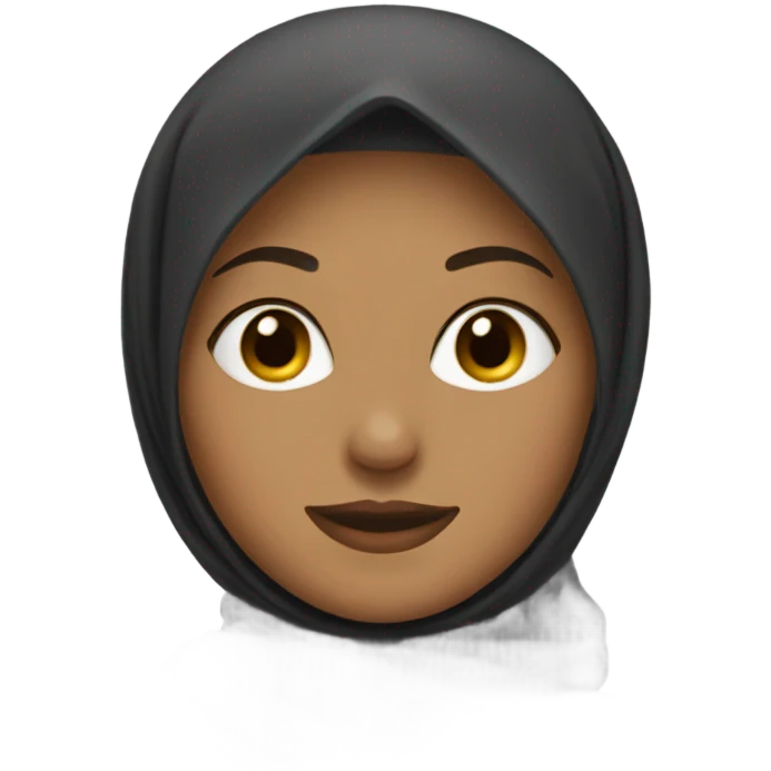Woman with hijan emoji