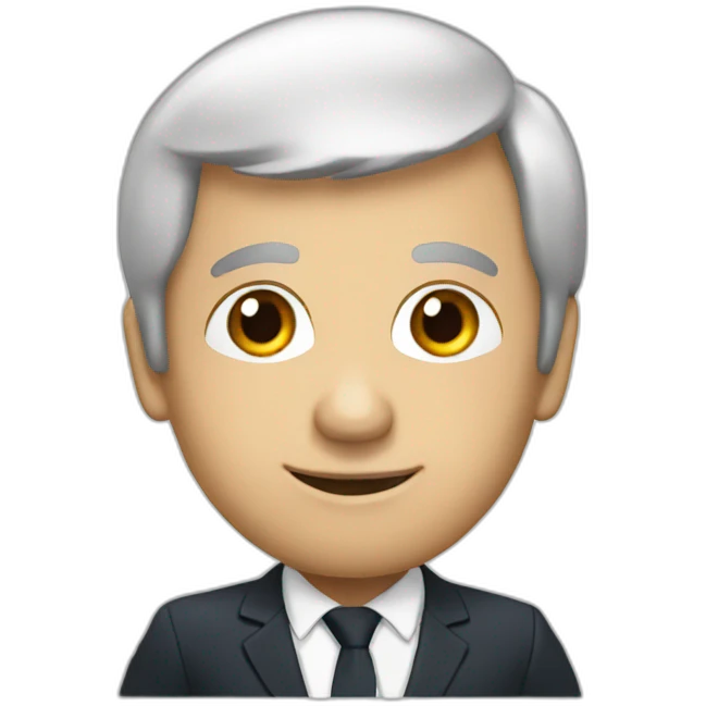 chat sur macron emoji