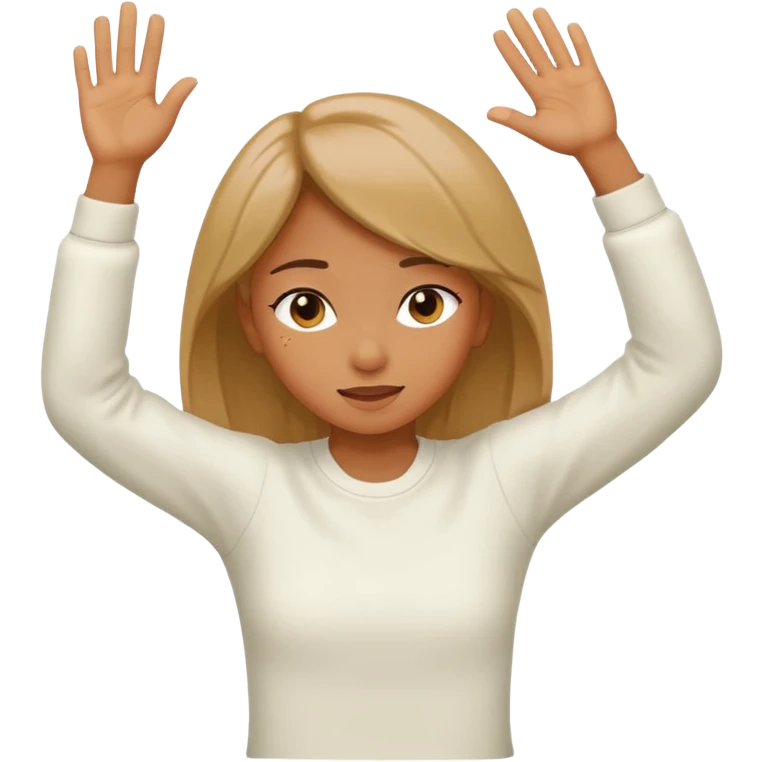 Has una niña haciendo el dab  emoji
