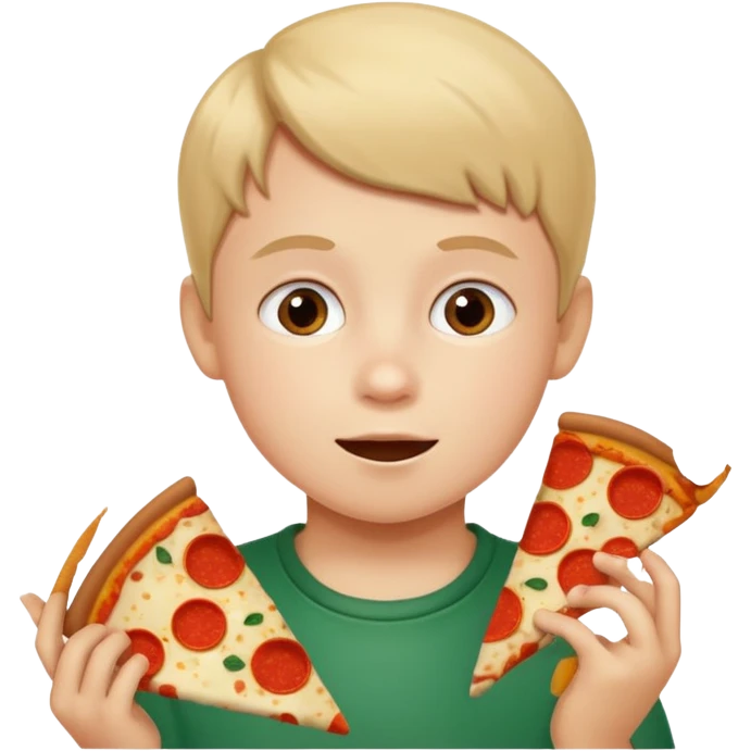 Child Eating Pizza emoji