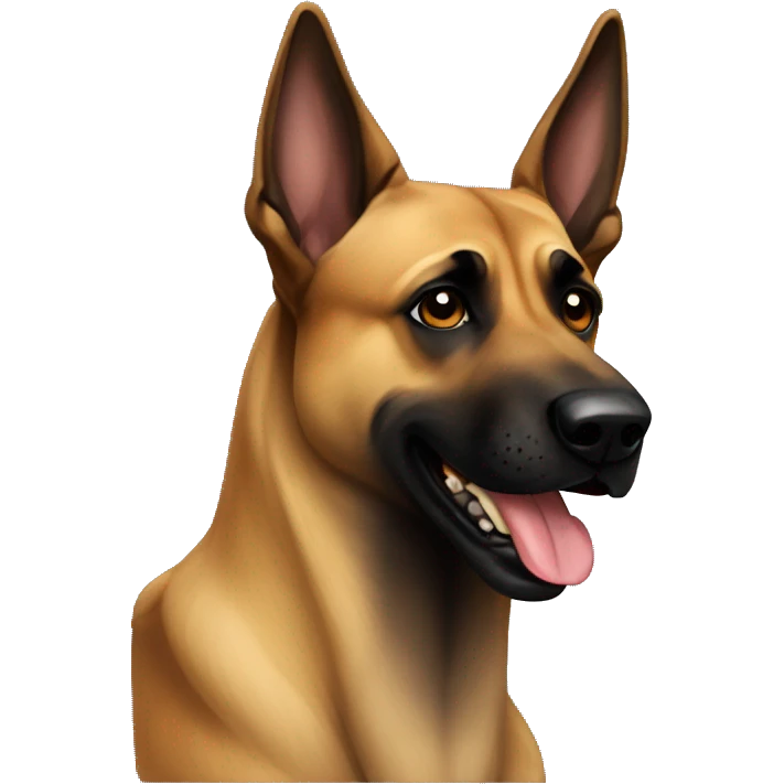 malinois  peur emoji
