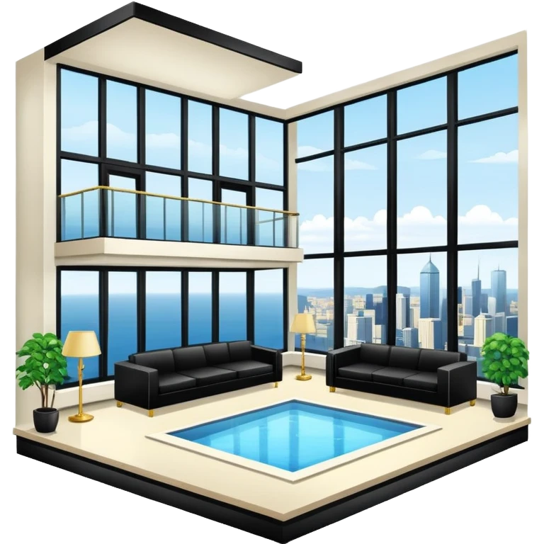 An very expensive and rich ripenthouse emoji