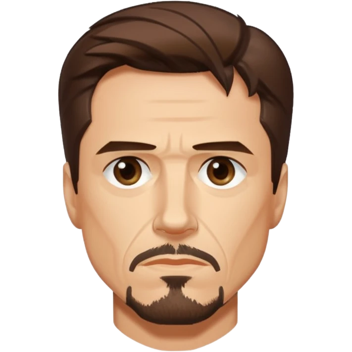 thinking tony stark emoji