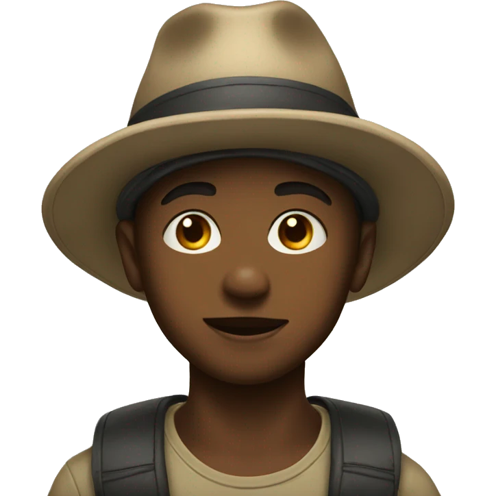 boy in a hat portrait emoji