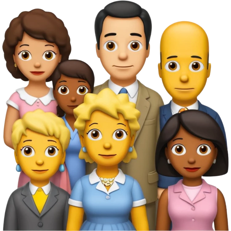 the simpsons, Different every character. emoji
