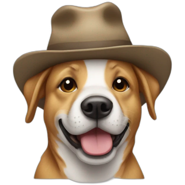 dog in a hat emoji