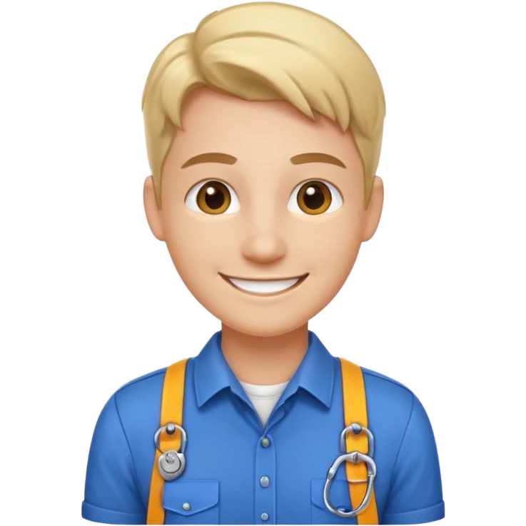 Employee with Lanyards emoji