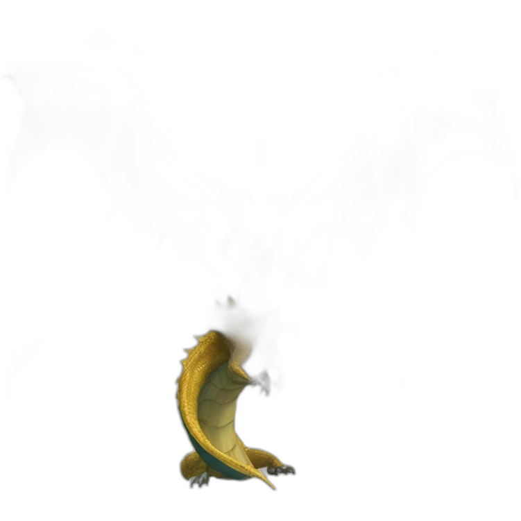 King Ghidorah with three heads emoji