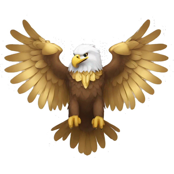 eagle with golden wings emoji