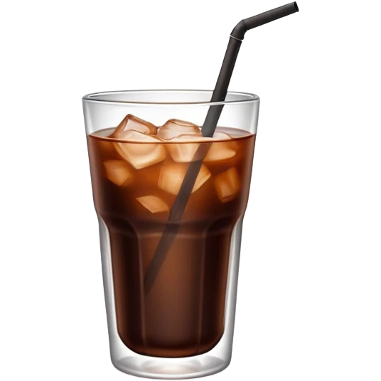 Rose Cold brew mini glas coffee emoji