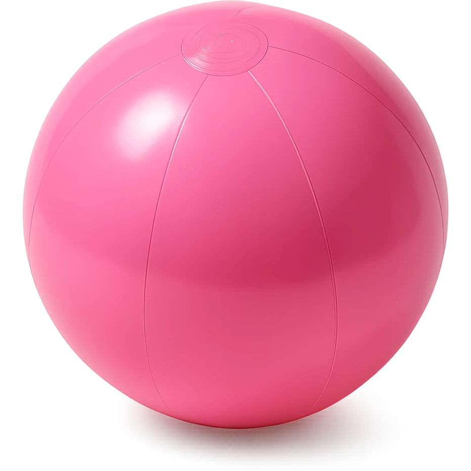 pink beach ball emoji