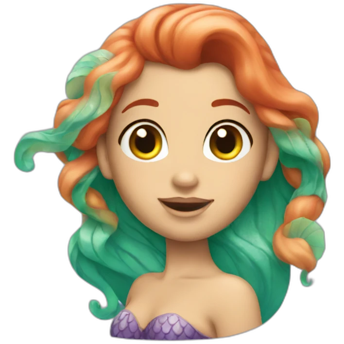 little mermaid emoji