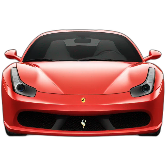 Red Ferrari  emoji