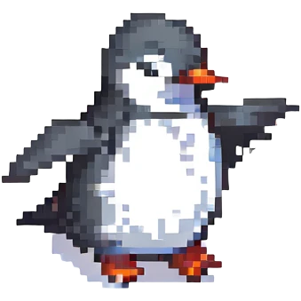 penguin flying emoji