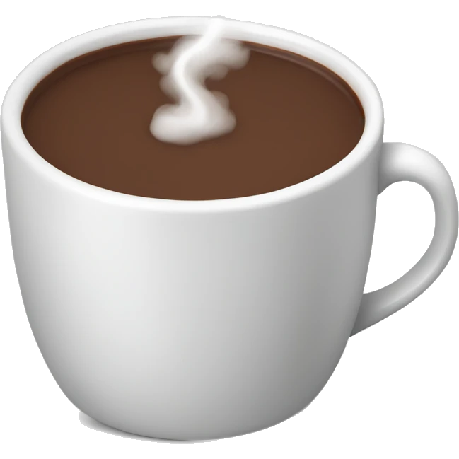 Chocolat chaud qui fume emoji