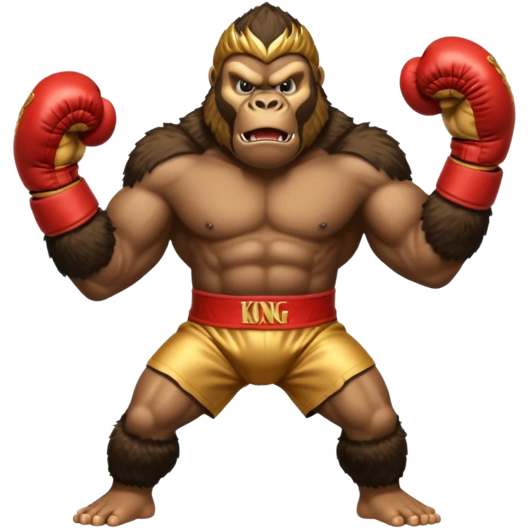 king kong boxing emoji