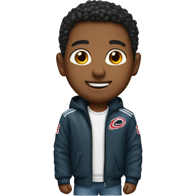 Boy in raising canes jacket  emoji