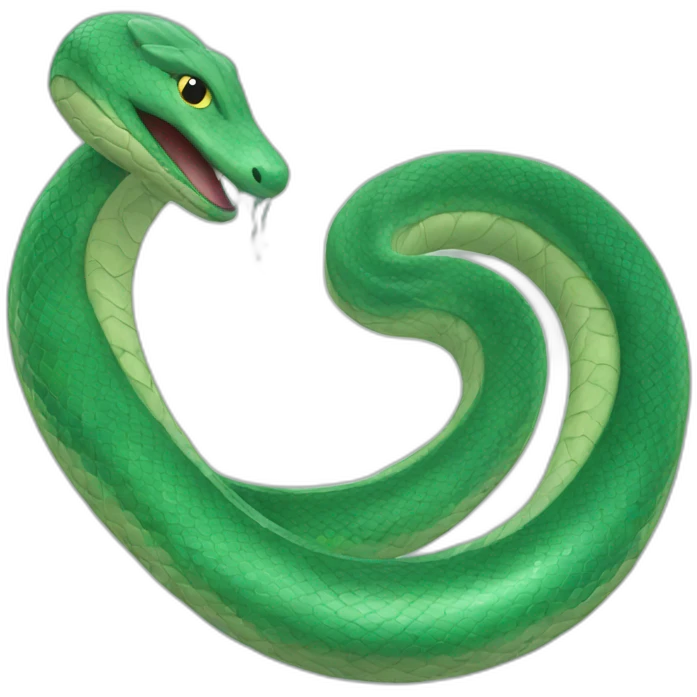 serpent d'eau douce emoji