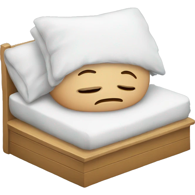 Sleeping, crying hungry emoji