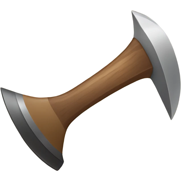 throwing axes at bullseye  emoji
