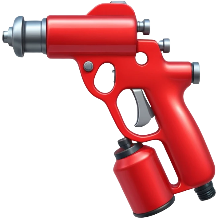red Spray Gun emoji
