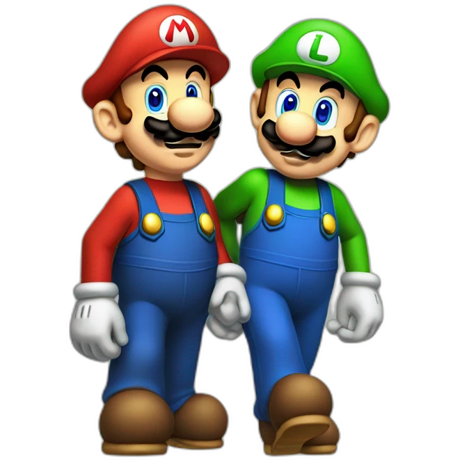 Mario et luigi emoji