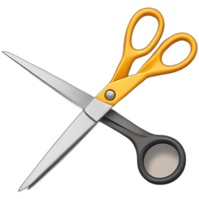 scissors cutting thread emoji