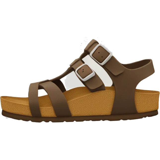 quelqu'un qui porte des birkenstock moche mais comfortable emoji