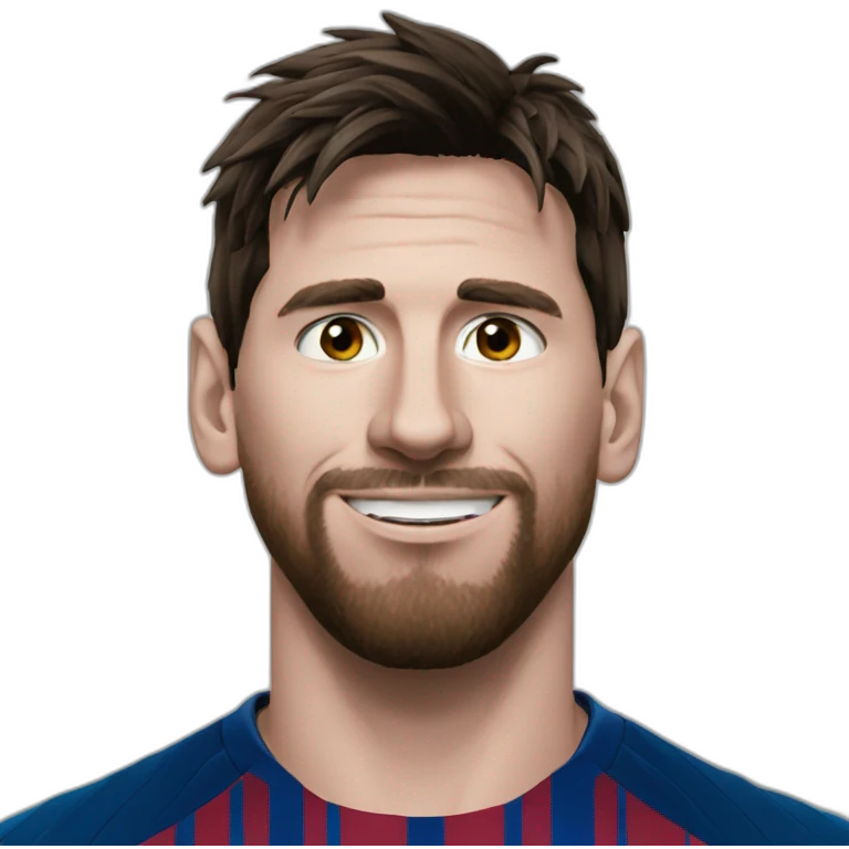 Messi qui rit emoji