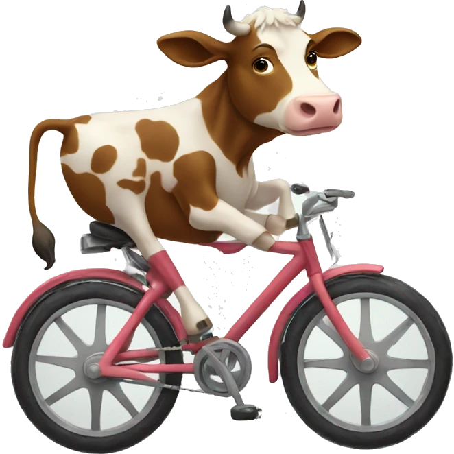 cow on a bike  emoji