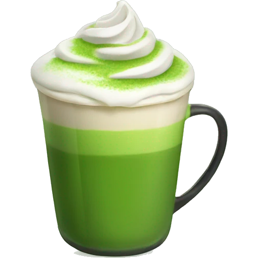 Matcha latte  emoji