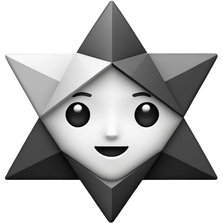 X black and white emoji