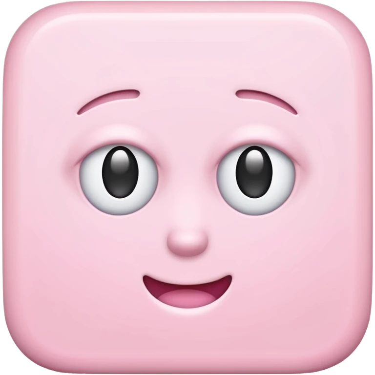 light pink square emoji