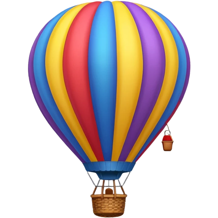 Balão de ar quente emoji