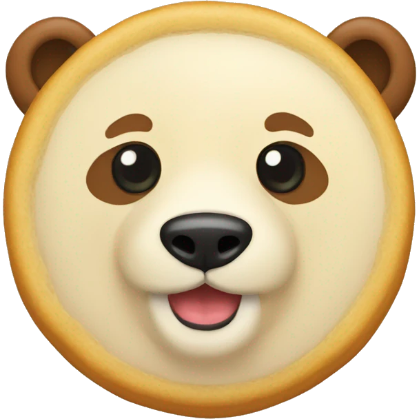 oso hambre arepa emoji