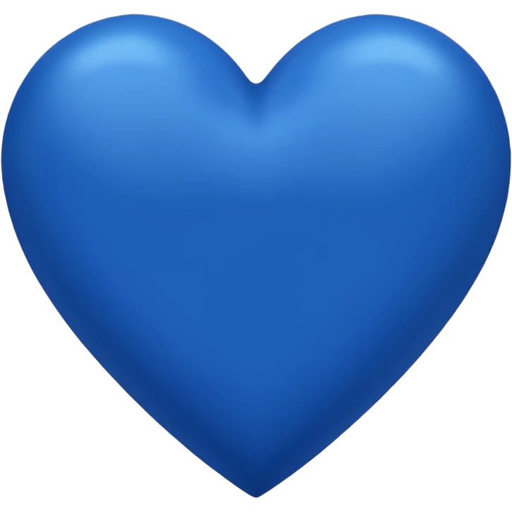 blue (royal blue shade) heart emoji