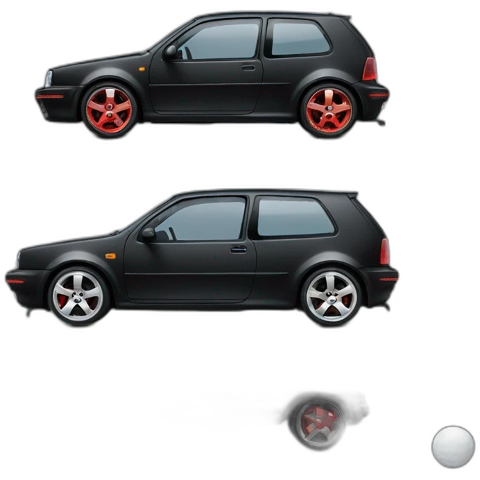 Black gti golf iv emoji