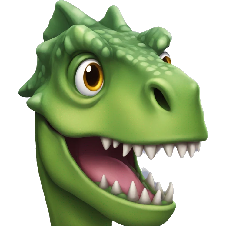 Evil dinosaur  emoji