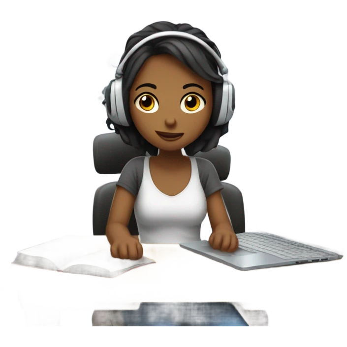 Coding girl emoji