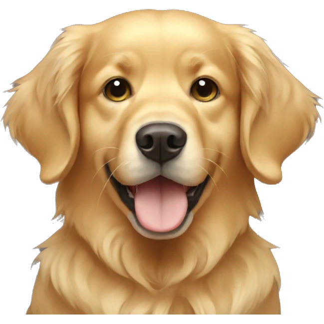 Golden retriever emoji
