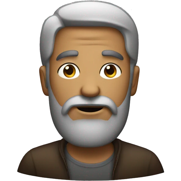 mysterious bearded guy emoji