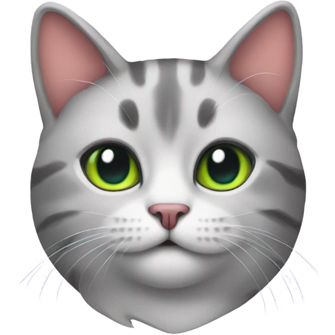 Cat with a colorfull emoji